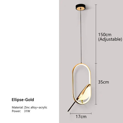 Magpie LED Pendant Lamp for Stylish Bedroom Lighting - Smarsty