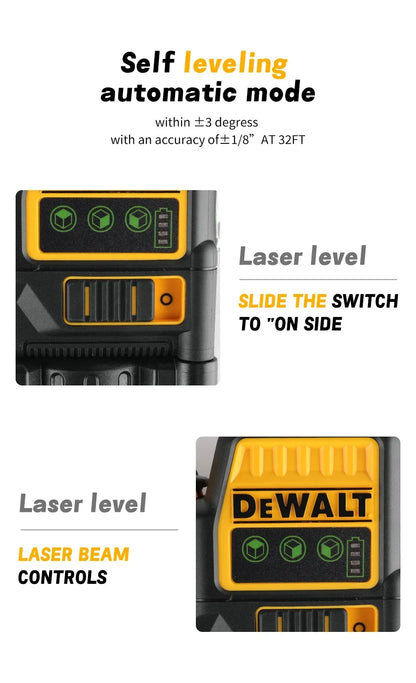 Dewalt 360 Degree Green Laser Level Tool - Smarsty