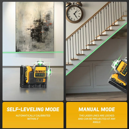 DeWALT DW089LG 12 Line Laser Level with 360 Degree Visibility - Smarsty