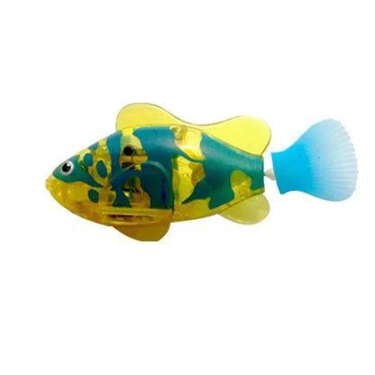 Interactive LED Cat Toy Swimming Robot Fish - Smarsty