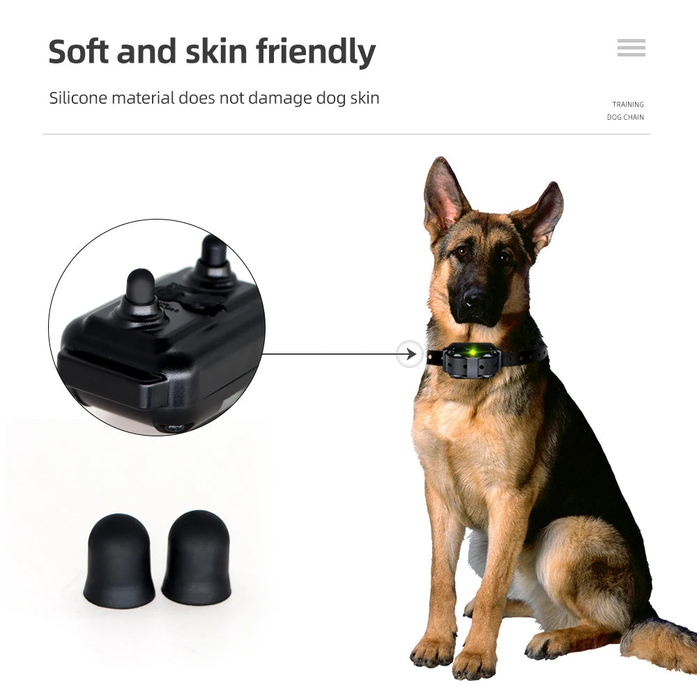 Rechargeable Waterproof Dog Training Collar with Anti Barking Feature - Smarsty