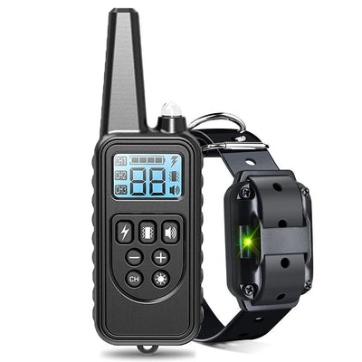 Rechargeable Electric Dog Training Collar with Detachable Bark Control - Smarsty