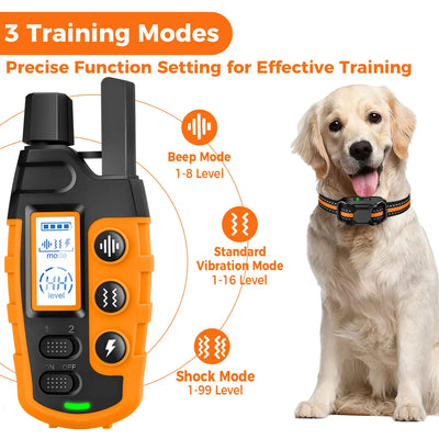 Electric Dog Training Collar With Remote Waterproof - Smarsty