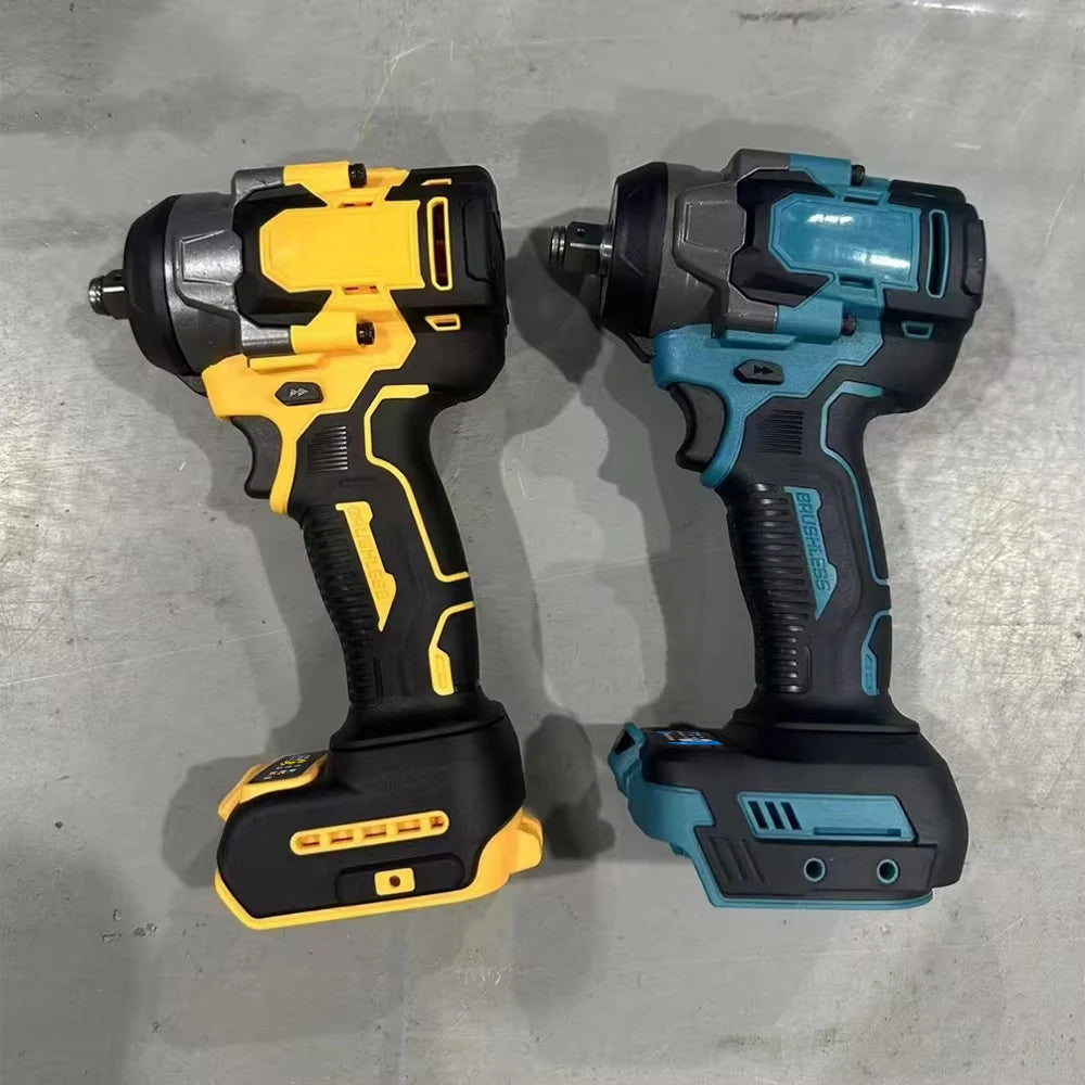 Brushless Electric Impact Wrench 1200N.M Cordless Power Tool - Smarsty