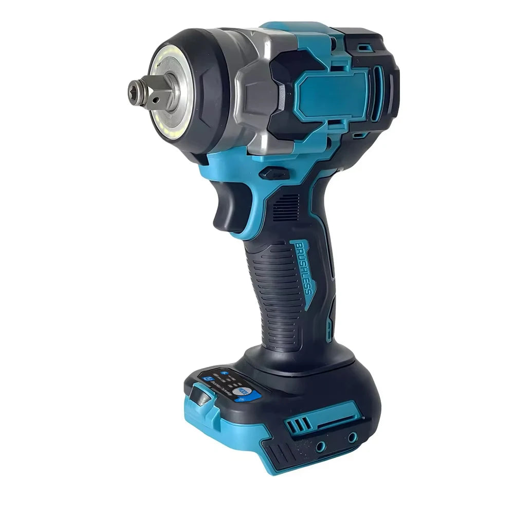 Brushless Electric Impact Wrench 1200N.M Cordless Power Tool - Smarsty