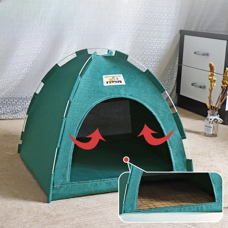 Foldable Cat House Tent for All Seasons Portable Design - Smarsty