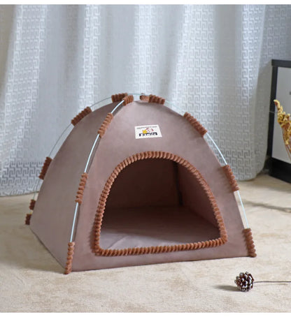 Foldable Cat House Tent for All Seasons Portable Design - Smarsty