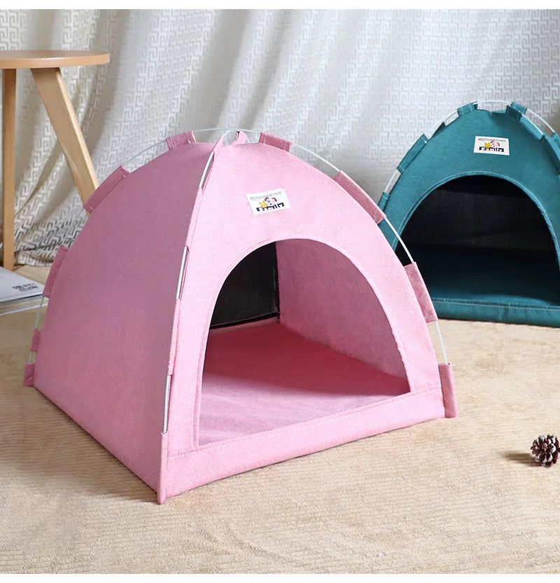 Foldable Cat House Tent for All Seasons Portable Design - Smarsty