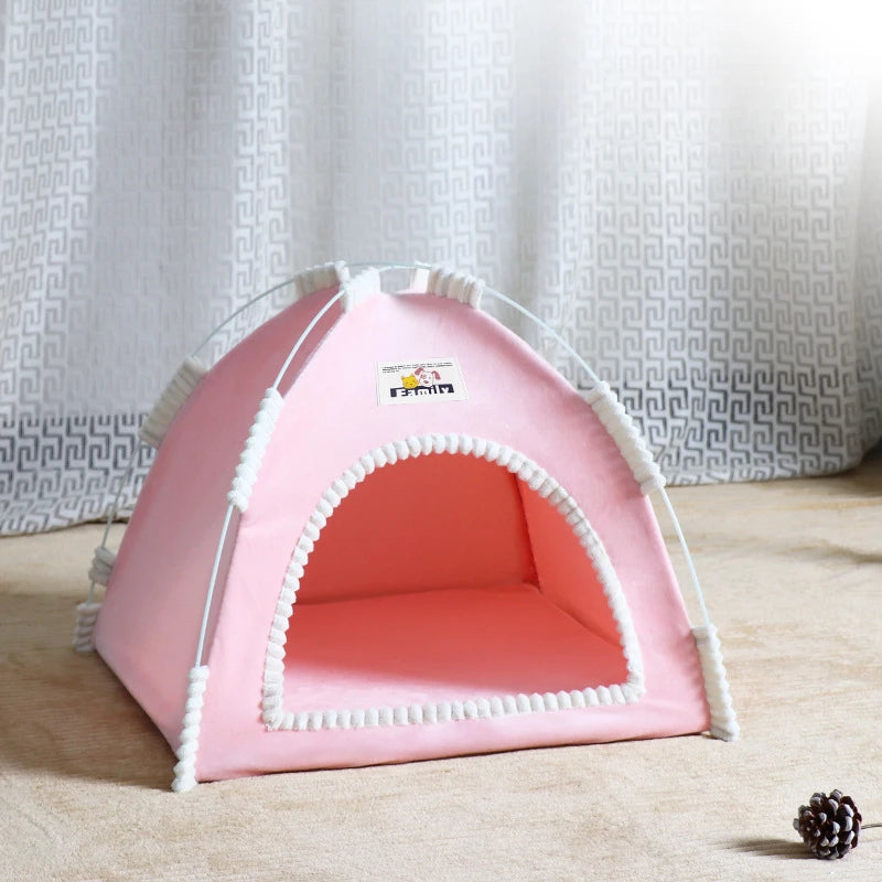 Foldable Cat House Tent for All Seasons Portable Design - Smarsty