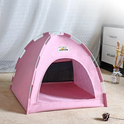 Foldable Cat House Tent for All Seasons Portable Design - Smarsty