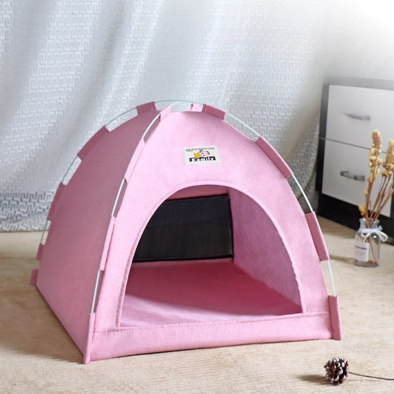 Foldable Cat House Tent for All Seasons Portable Design - Smarsty