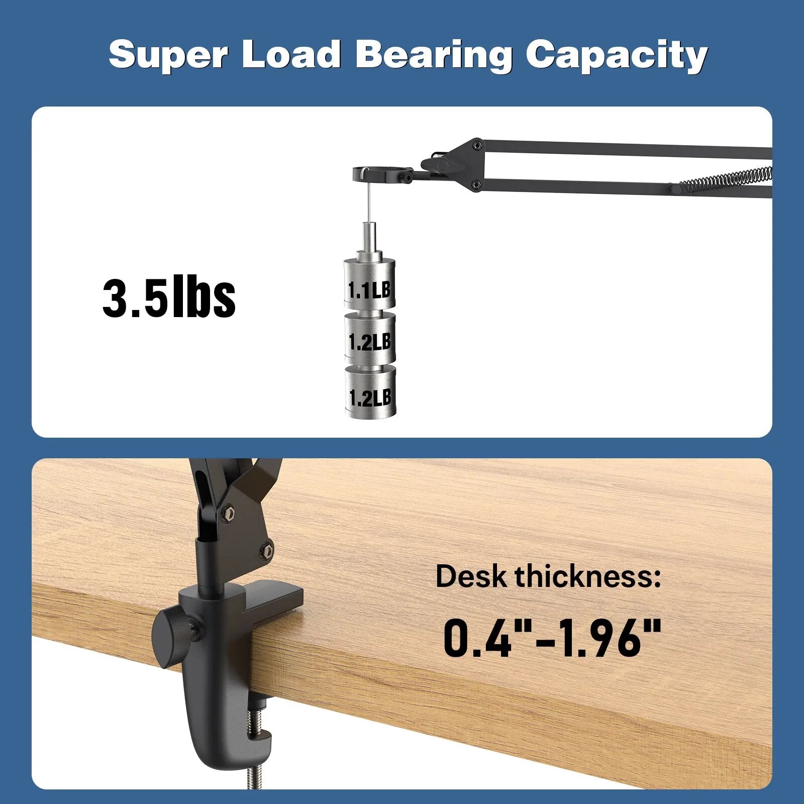 Adjustable Metal Microscope Arm Stand for Enhanced Stability - Smarsty