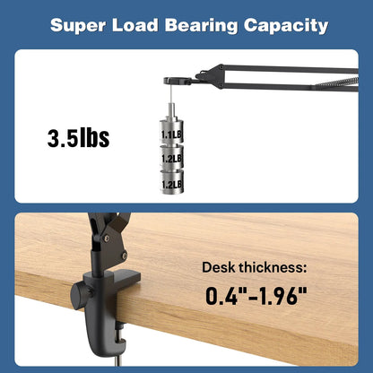 Adjustable Metal Microscope Arm Stand for Enhanced Stability - Smarsty
