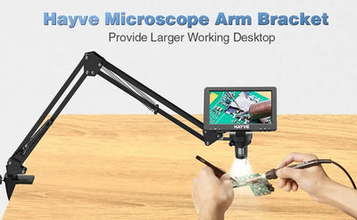 Adjustable Metal Microscope Arm Stand for Enhanced Stability - Smarsty