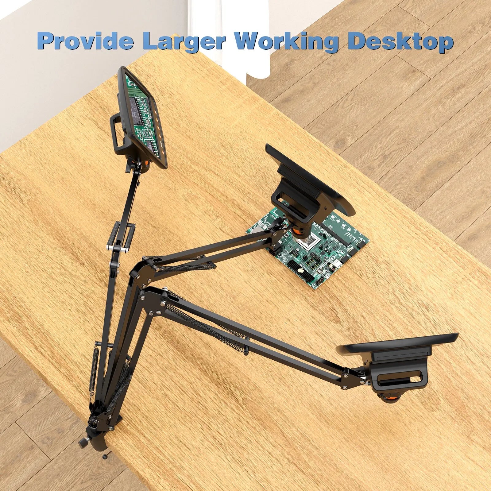 Adjustable Metal Microscope Arm Stand for Precision Imaging - Smarsty
