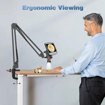 Adjustable Metal Microscope Arm Stand for Precision Imaging - Smarsty