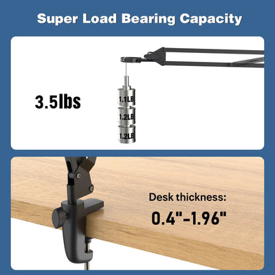 Adjustable Metal Microscope Arm Stand for Precision Imaging - Smarsty