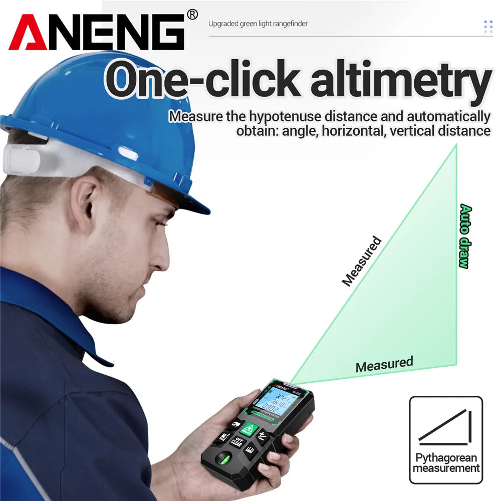 ANENG G120 High Precision Laser Rangefinder for Accurate Measuring - Smarsty