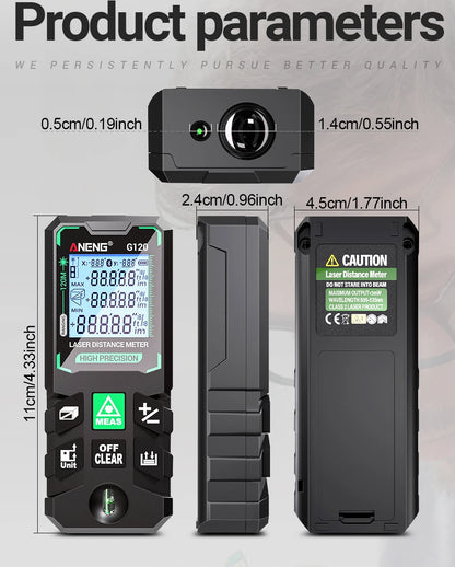ANENG G120 High Precision Laser Rangefinder for Accurate Measuring - Smarsty