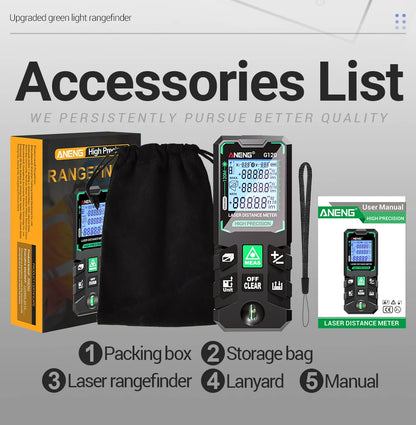 ANENG G120 High Precision Laser Rangefinder for Accurate Measuring - Smarsty