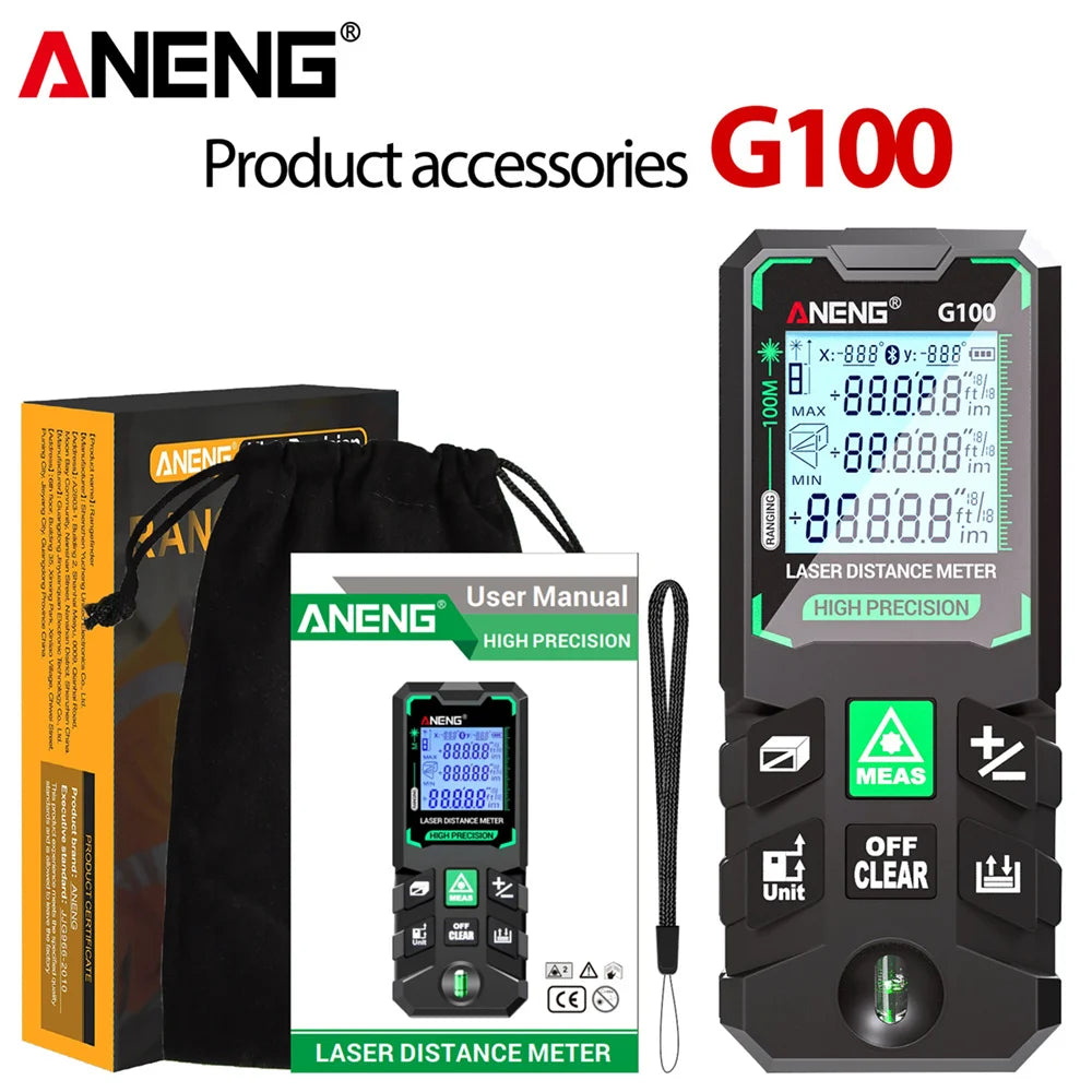 ANENG G120 High Precision Laser Rangefinder for Accurate Measuring - Smarsty