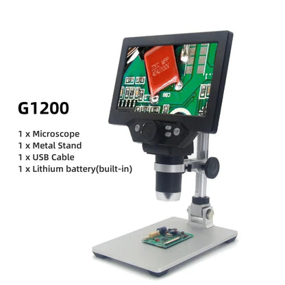G1200 7 Inch Digital Microscope with 1200x Adjustable Zoom - Smarsty