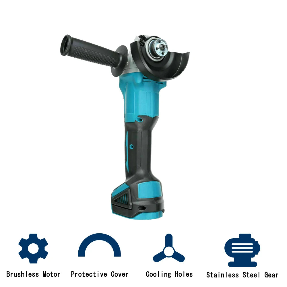 Brushless Electric Angle Grinder Combo Kit with Impact Wrench - Smarsty