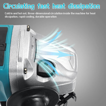 Brushless Electric Angle Grinder Combo Kit with Impact Wrench - Smarsty