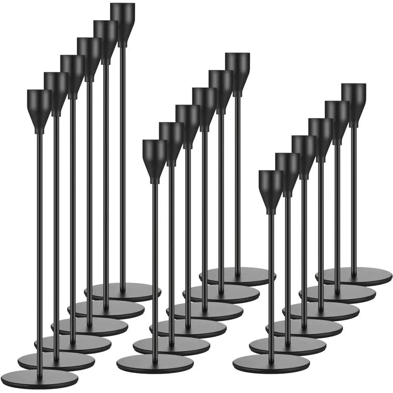 European Style Metal Candle Holders Set for Elegant Home Decor - Smarsty
