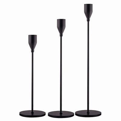 European Style Metal Candle Holders Set for Elegant Home Decor - Smarsty