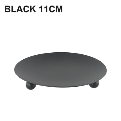Iron Plate Candle Holder for Elegant Wedding Decor - Smarsty