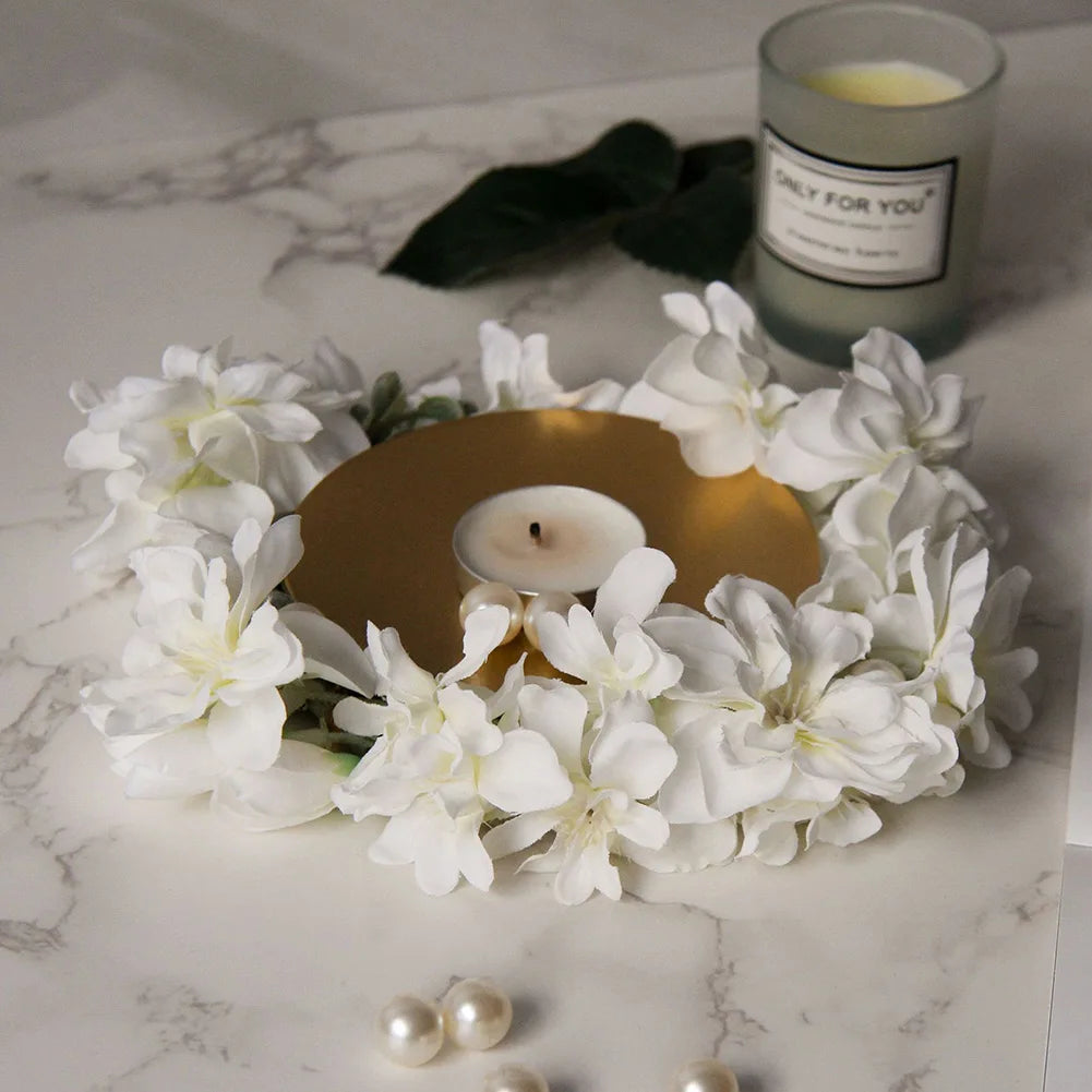 Iron Plate Candle Holder for Elegant Wedding Decor - Smarsty