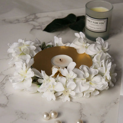 Iron Plate Candle Holder for Elegant Wedding Decor - Smarsty