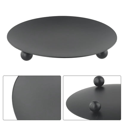 Iron Plate Candle Holder for Elegant Wedding Decor - Smarsty