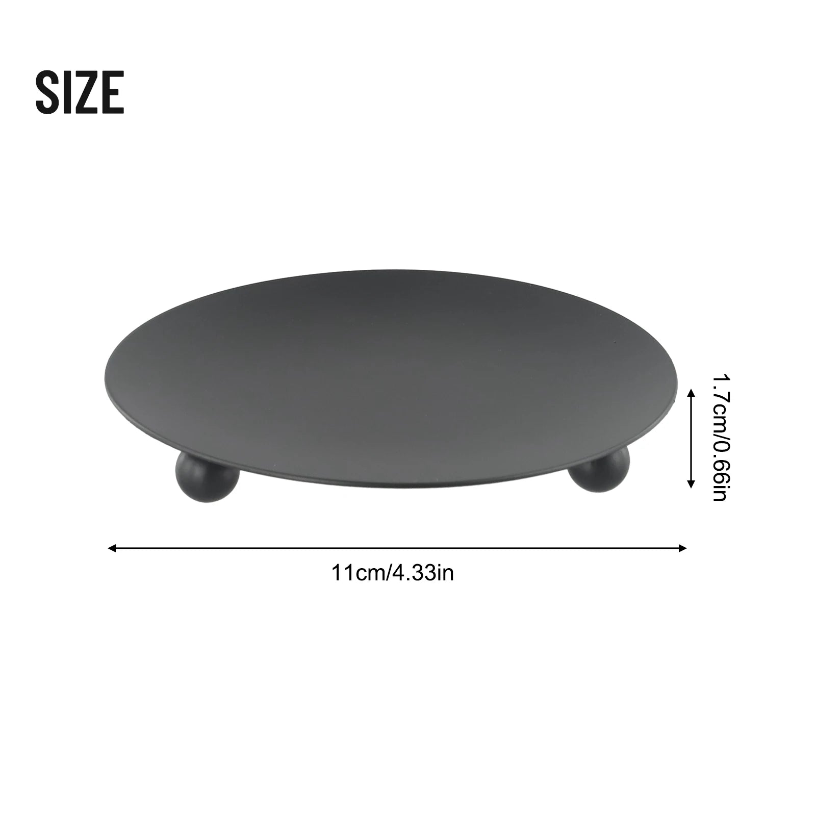 Iron Plate Candle Holder for Elegant Wedding Decor - Smarsty