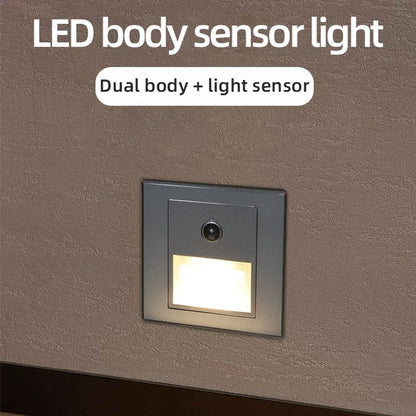 PIR Motion Sensor LED Night Light for Safe Stairs - Smarsty