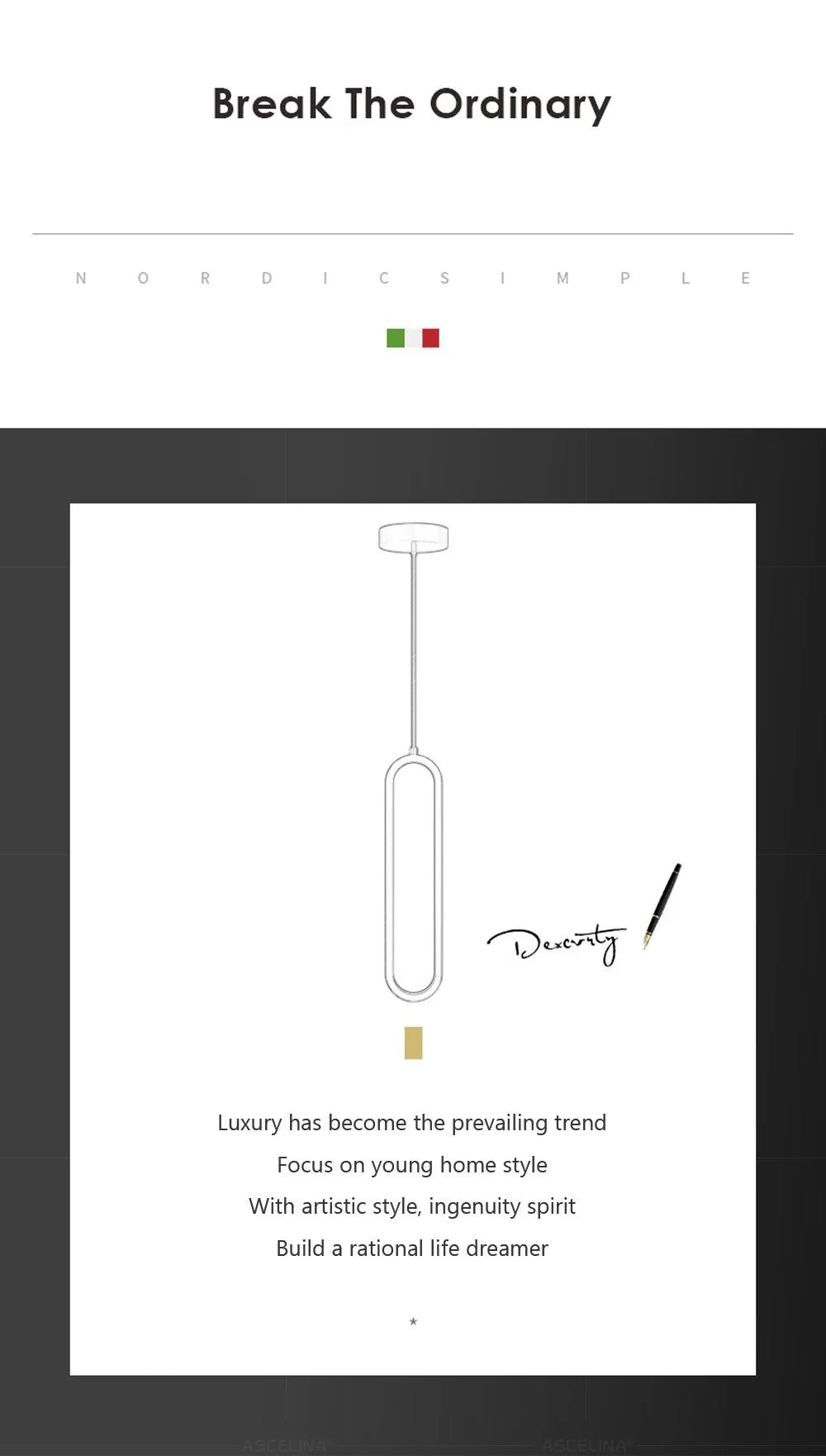Modern Minimalist LED Pendant Chandelier for Elegant Spaces - Smarsty