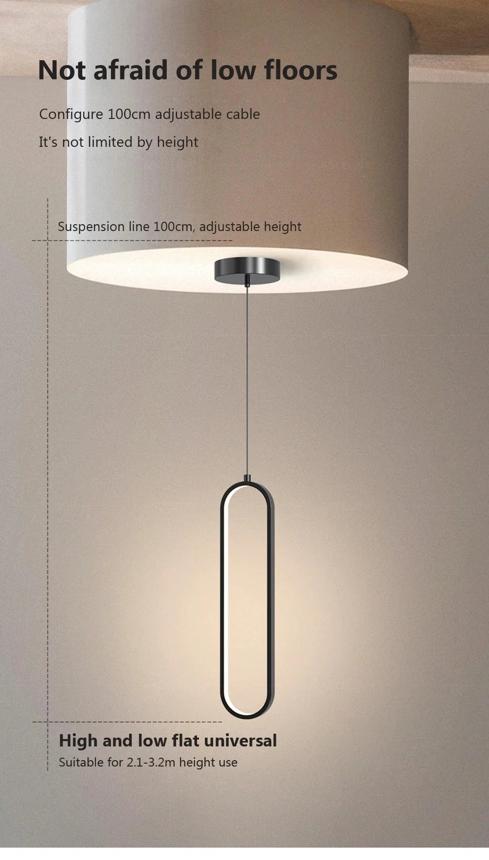 Modern Minimalist LED Pendant Chandelier for Elegant Spaces - Smarsty