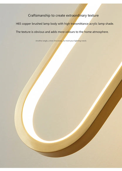Modern Minimalist LED Pendant Chandelier for Elegant Spaces - Smarsty