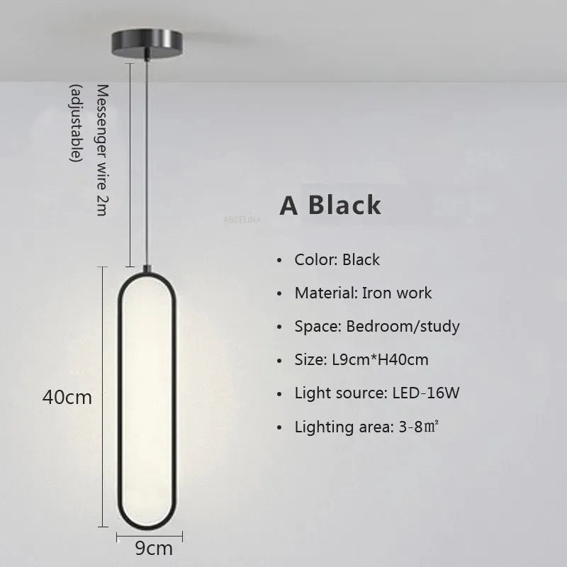 Modern Minimalist LED Pendant Chandelier for Elegant Spaces - Smarsty