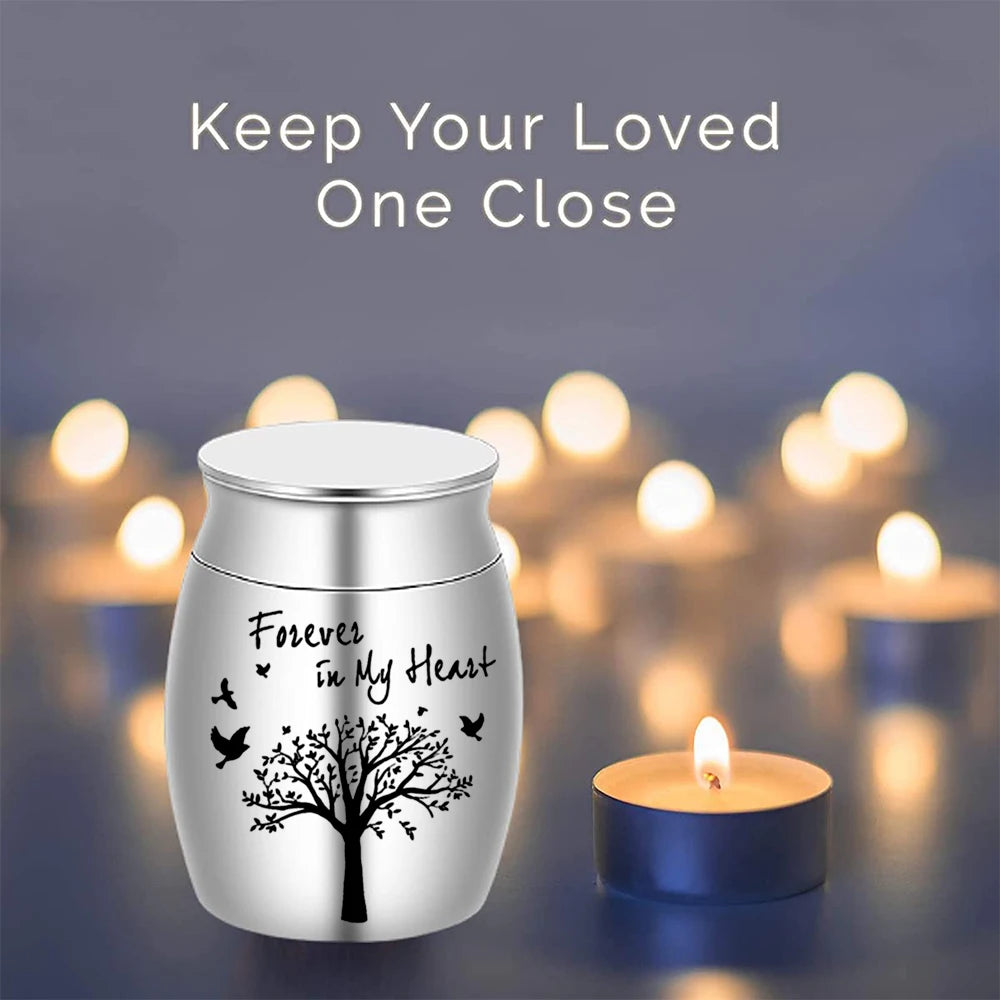 7 Colors Tree of Life Keepsake Urn for Ashes - Smarsty
