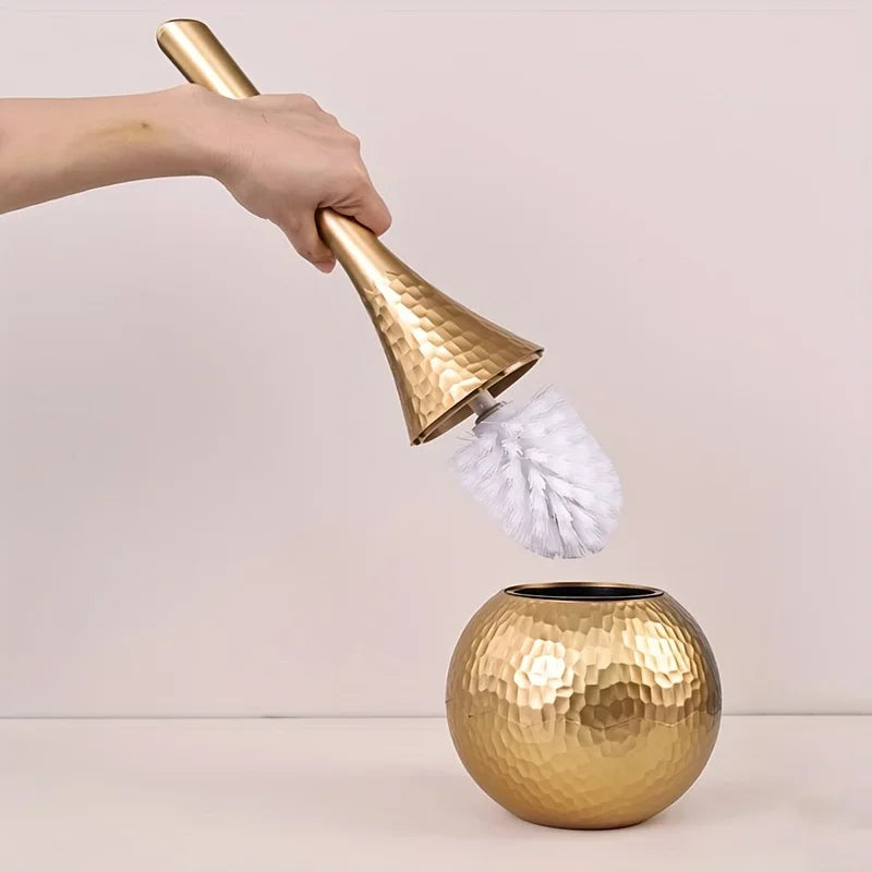 Golden High-End Toilet Brush with Long Handle - Smarsty