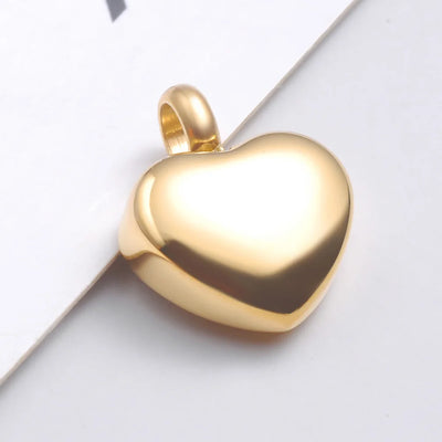 Small Heart Cremation Urn Necklace for Ashes - Smarsty