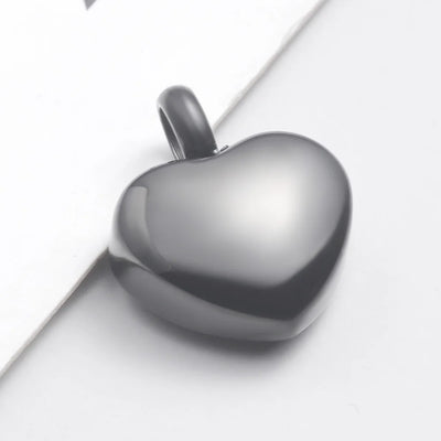 Small Heart Cremation Urn Necklace for Ashes - Smarsty