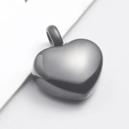 Small Heart Cremation Urn Necklace for Ashes - Smarsty