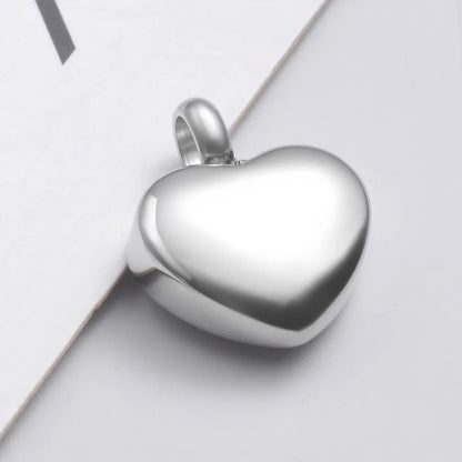 Small Heart Cremation Urn Necklace for Ashes - Smarsty