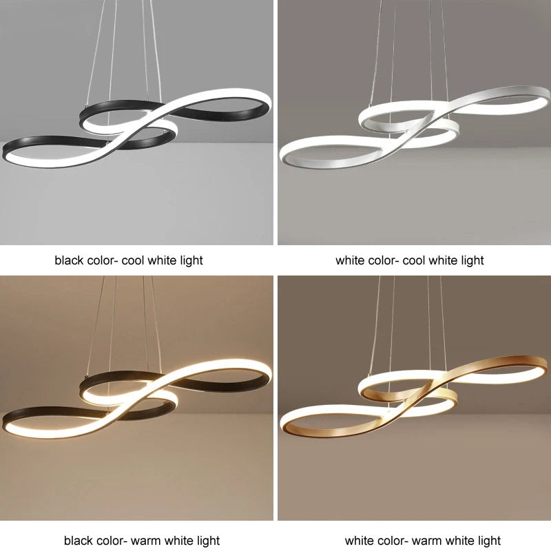 Modern Kitchen Island Pendant Lights with Remote Dimming - Smarsty