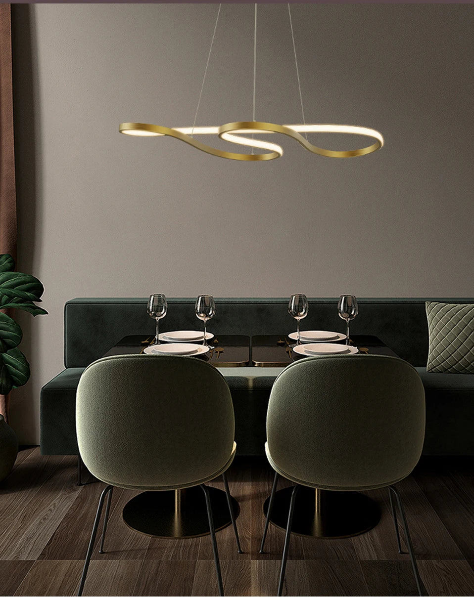 Modern Kitchen Island Pendant Lights with Remote Dimming - Smarsty