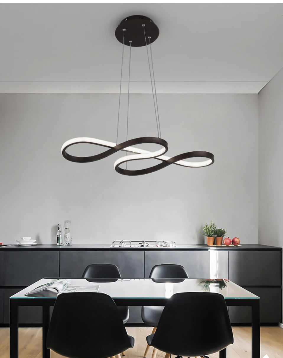 Modern Kitchen Island Pendant Lights with Remote Dimming - Smarsty