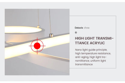 Modern Kitchen Island Pendant Lights with Remote Dimming - Smarsty